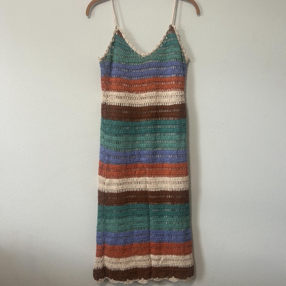 Crochet maxi/midi dress